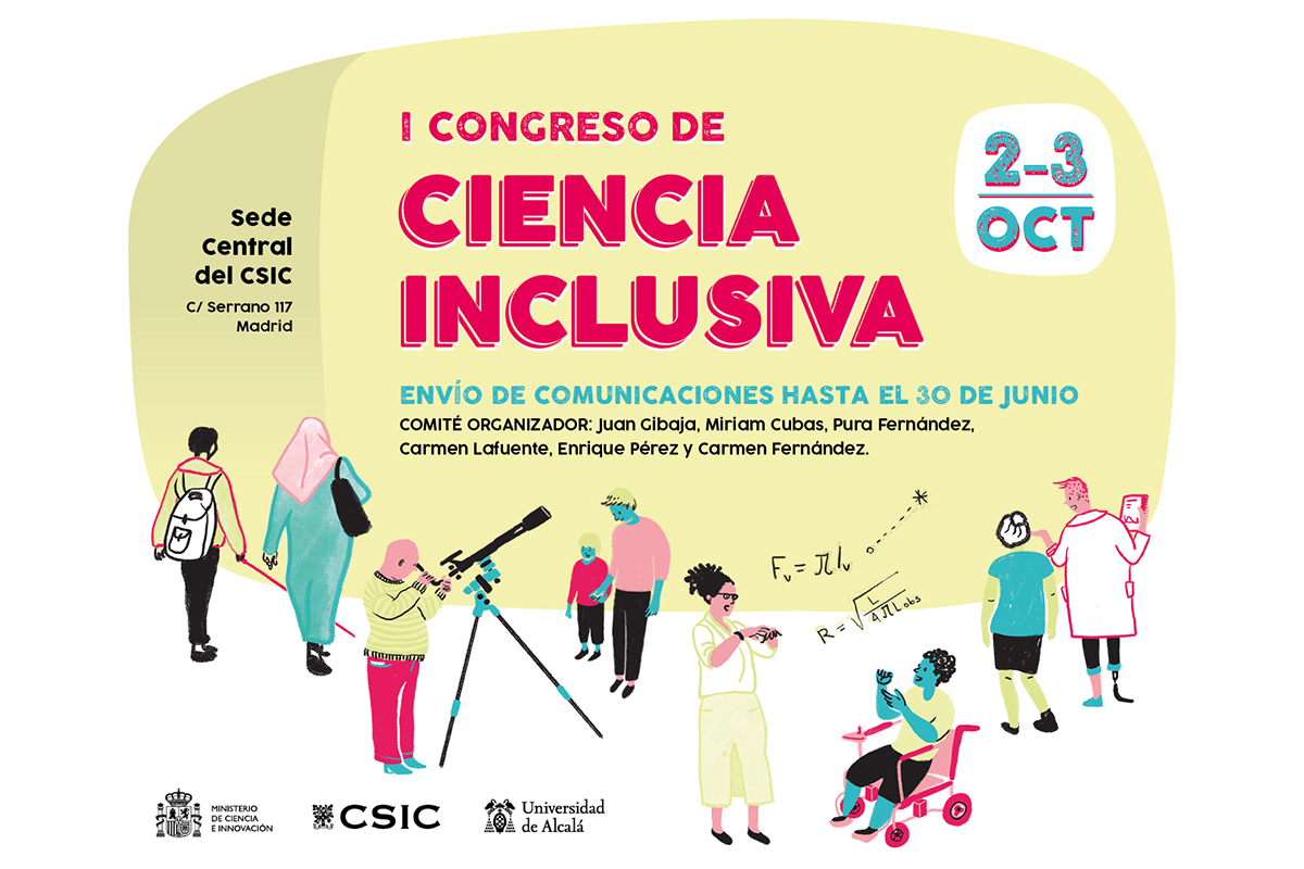 La UAH y el CSIC organizan un Congreso sobre Ciencia Inclusiva