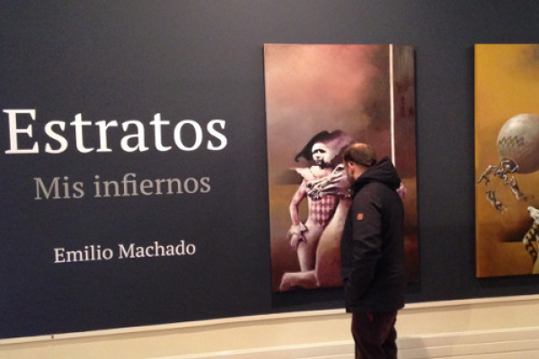 'Estratos. Mis infiernos', una exposición de Emilio Machado en el Museo Luis González Robles de la UAH