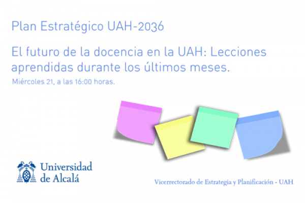 La UAH te invita a participar en una mesa redonda sobre el futuro de la docencia