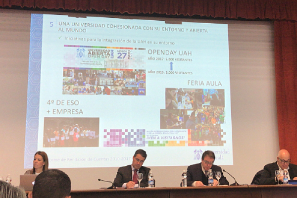 El Claustro de la Universidad de Alcalá se reunió ayer