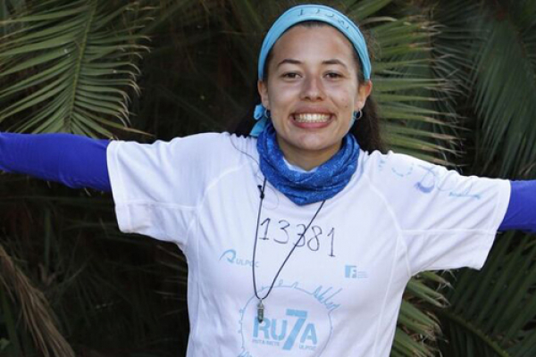 Eva Ruiz, estudiante de CCAFYDE, cuenta su aventura en Ruta 7