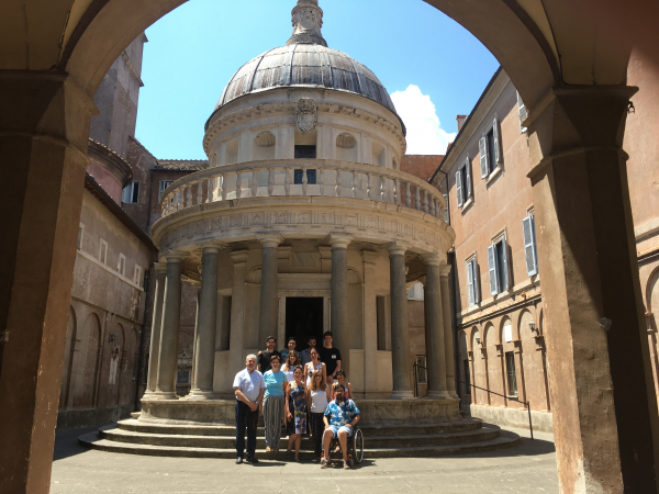 Estudiantes de Arquitectura de la UAH, invitados a estudiar la restauración de zonas de la Real Academia de España en Roma