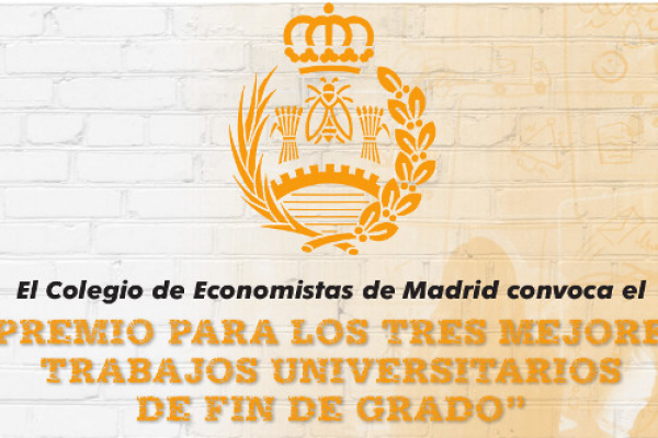 Un estudiante de la UAH, premiado por el Colegio de Economistas de Madrid
