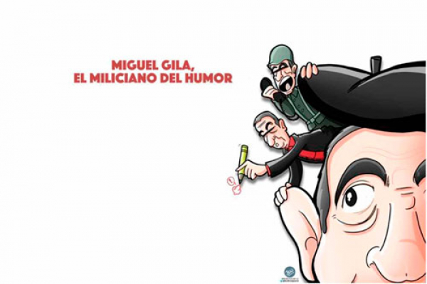 La exposición 'Miguel Gila, miliciano del humor', abre hoy en la Fábrica del Humor