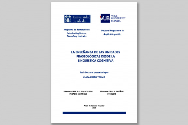 La AlumniUAH Clara Ureña recibe el Premio Routledge-ASELE para Tesis Doctorales 2020