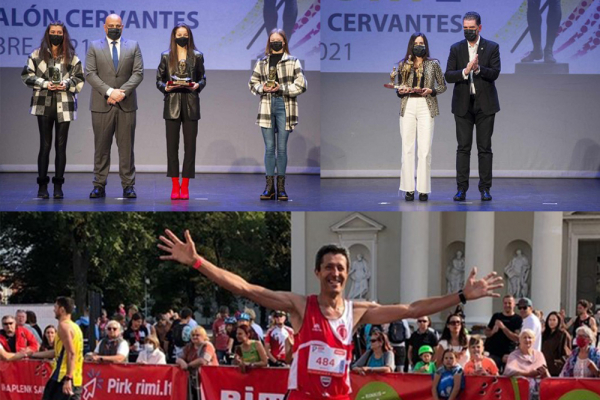 Distintos miembros de la comunidad universitaria de la UAH han recibido el Premio Cervantes del Deporte