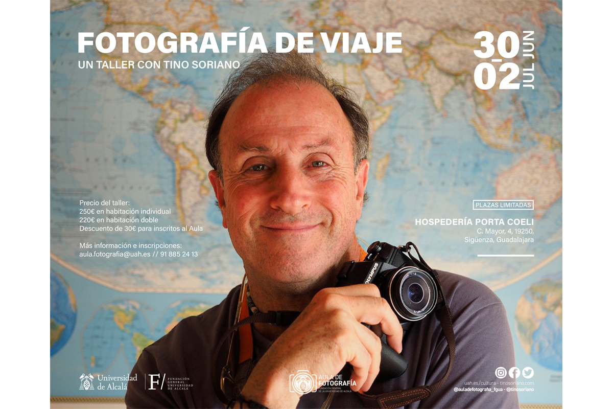 El Aula de Fotografía organiza un taller con Tino Soriano