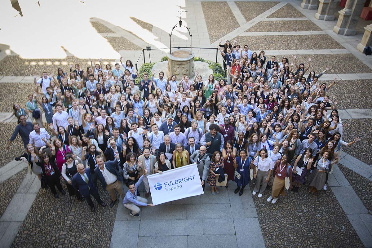 Los becados americanos del programa Fulbright han sido recibidos en la Universidad de Alcalá