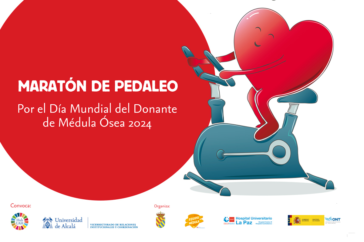 La UAH busca voluntarios para pedalear en el maratón del Día Mundial del Donante de Médula Ósea