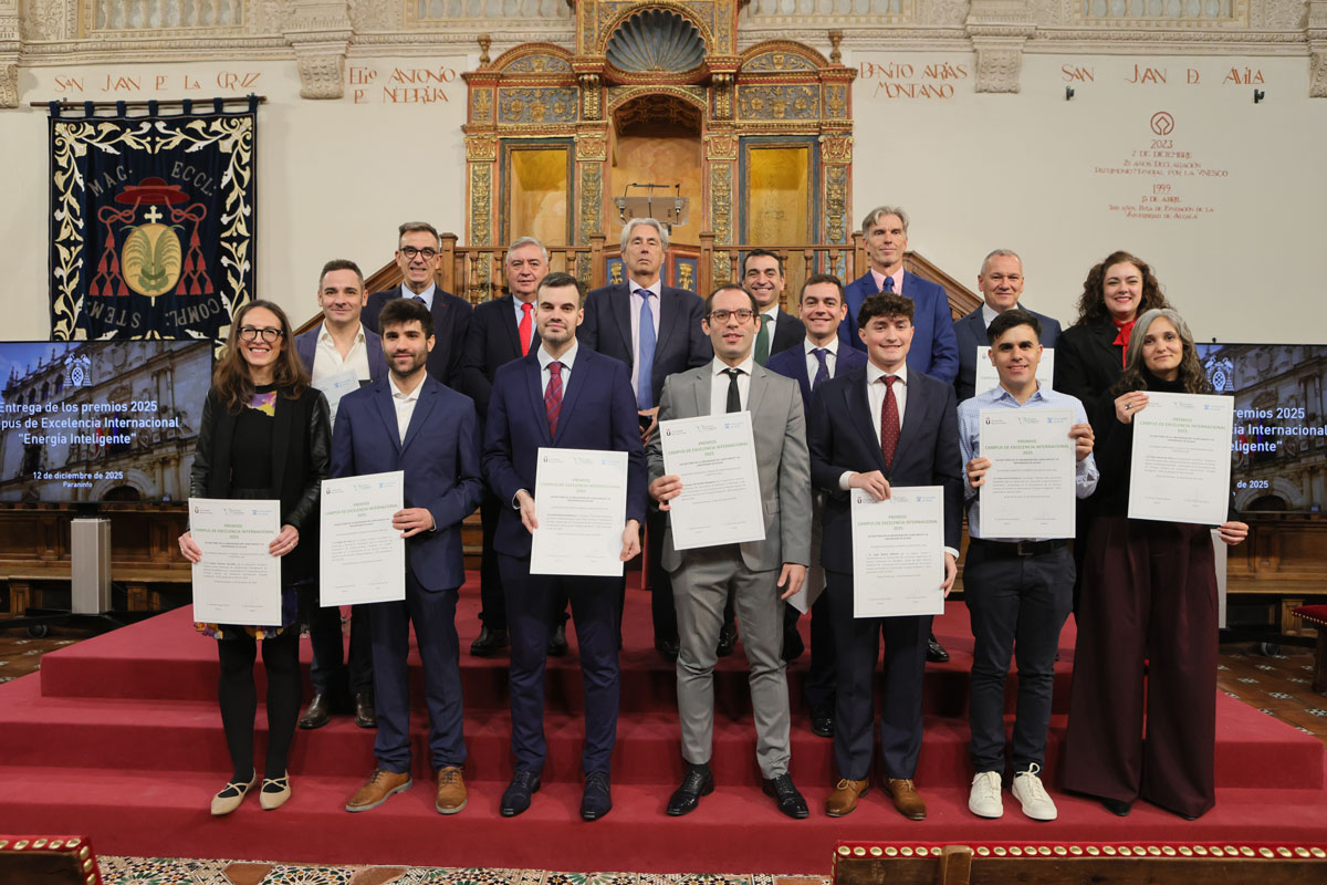 El Paraninfo de la UAH acoge la entrega de los VII Premios Campus de Excelencia Internacional Energía Inteligente