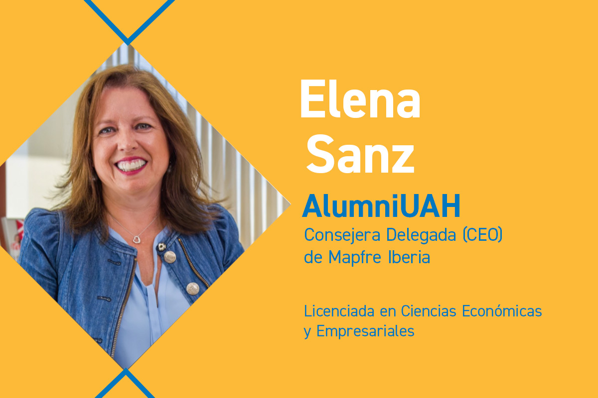 La CEO de Mapfre Iberia, Elena Sanz Isla, protagonista de una nueva 'Experiencias AlumniUAH'