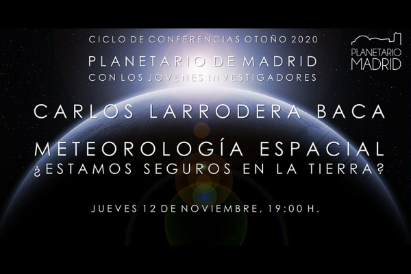 Un estudiante de doctorado de la UAH ha participado en el ciclo de Conferencias de Otoño 'Planetario de Madrid con los jóvenes investigadores'