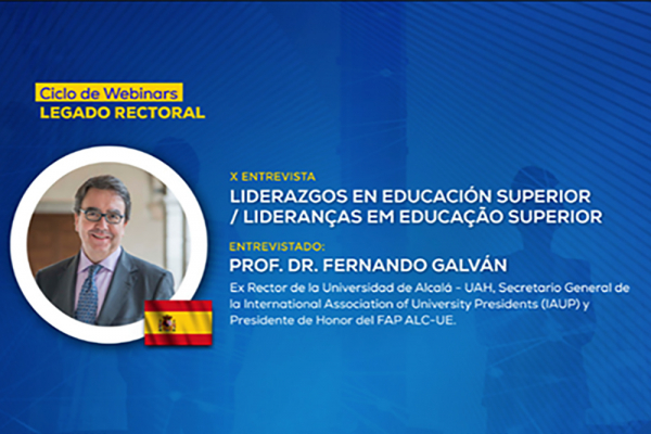 El ex rector de la UAH, Fernando Galván, participa en un foro de rectores de Iberoamérica