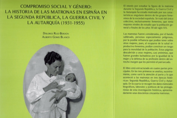 Un libro sobre las matronas de la República y la primera etapa de la Dictadura, Premio de Investigación Mª Isidra de Guzmán