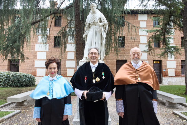Violeta Demonte y Enrique Nuere, nuevos doctores 'honoris causa' por la Universidad de Alcalá
