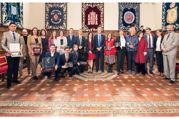 La Fundación Rodolfo Benito Samaniego entregó sus premios en el Paraninfo de la Universidad de Alcalá