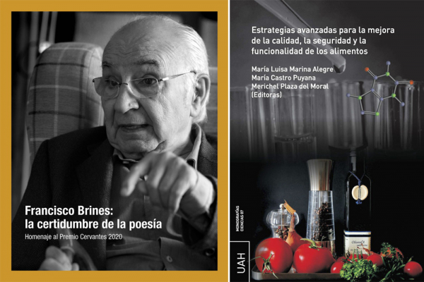 Editorial Universidad de Alcalá publica el catálogo de la exposición homenaje al Premio Cervantes 2020 y una monografía sobre la calidad y seguridad de los alimentos