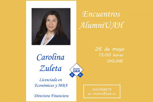 Nuevo Encuentro AlumniUAH con Carolina Zuleta