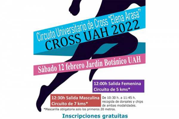 Vuelve el campo a través a la UAH. El 12 de febrero, nueva edición de cross