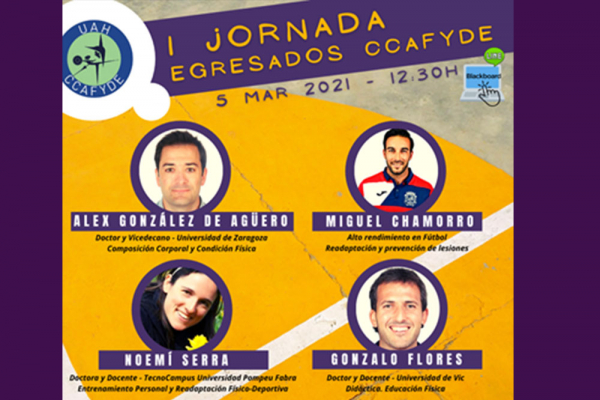 No te pierdas el primer Encuentro de Egresados de CCAFYDE de la Universidad de Alcalá
