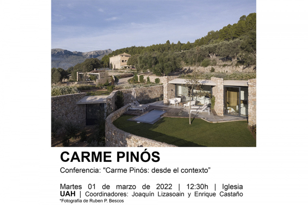 Carme Pinós ofrece mañana una charla en la Escuela de Arquitectura