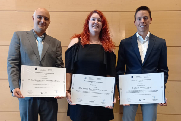 Un Alumni UAH ha recibido el premio ISDEFE del COIT a la Mejor Tesis Doctoral en Seguridad y Defensa