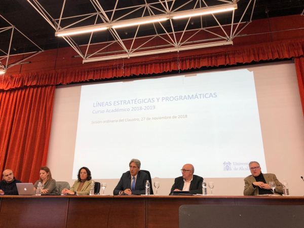 El Claustro de la Universidad de Alcalá celebró sesión ordinaria