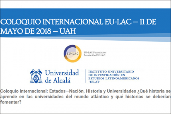 El IELAT organiza un coloquio internacional sobre la historia que se aprende en las universidades de América Latina y la Unión Europea