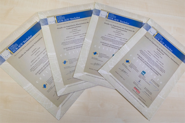 La UAH obtiene la acreditación EUR-ACE, la más prestigiosa de Europa en ingeniería, para 4 de sus grados