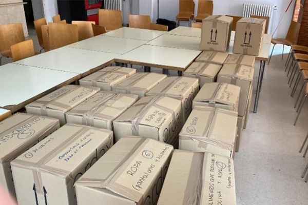 Voluntariado UAH agradece a la comunidad universitaria su solidaridad en la recogida de materiales para Ucrania