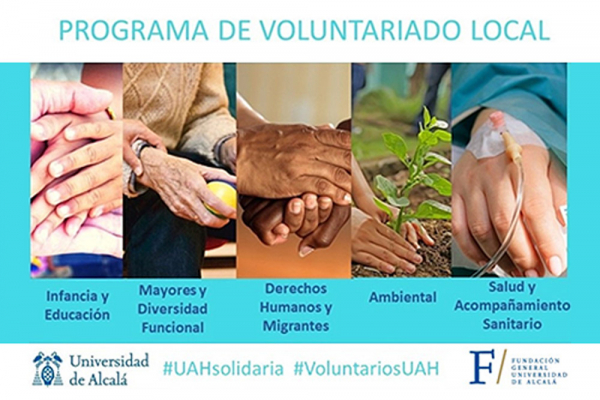 La UAH inicia su programa de voluntariado local para el curso 2020/2021