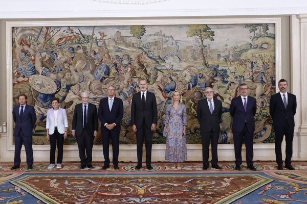 Su Majestad el Rey recibe en audiencia al Comité de Dirección del CEPPYG