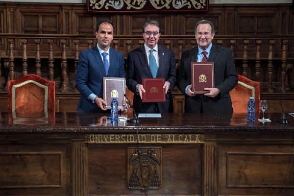 Las Universidades de Alcalá, Internacional de La Rioja y Rey Juan Carlos  crean un consorcio de cooperación en el ámbito iberoamericano