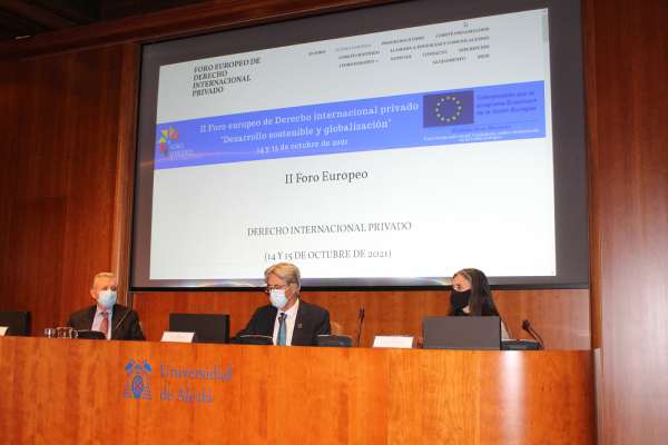 La UAH acoge el II Foro europeo de Derecho internacional privado