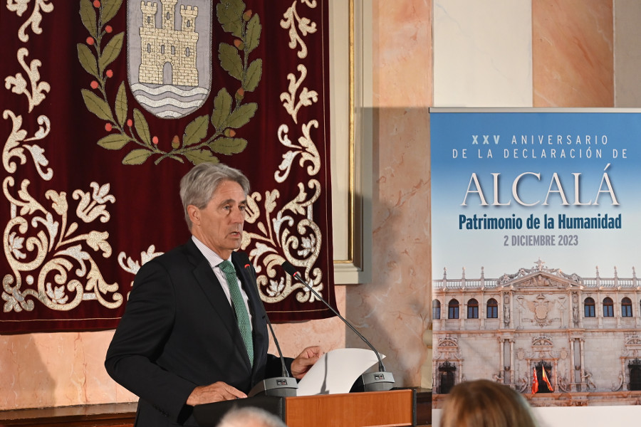 La UAH y el Ayuntamiento de Alcalá de Henares presentan las actividades de conmemoración del 25 aniversario de la declaración como Patrimonio Mundial
